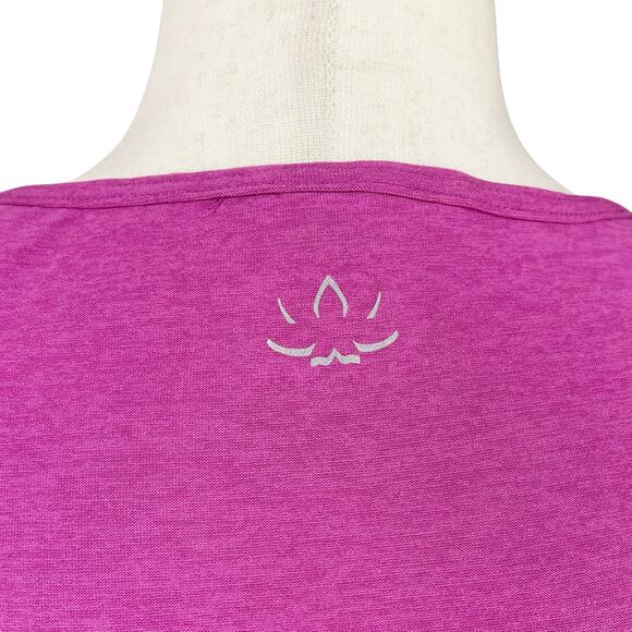BEYOND YOGA Featherweight Open Up Active Tank in Magenta Heather Size M - Picture 7 of 8